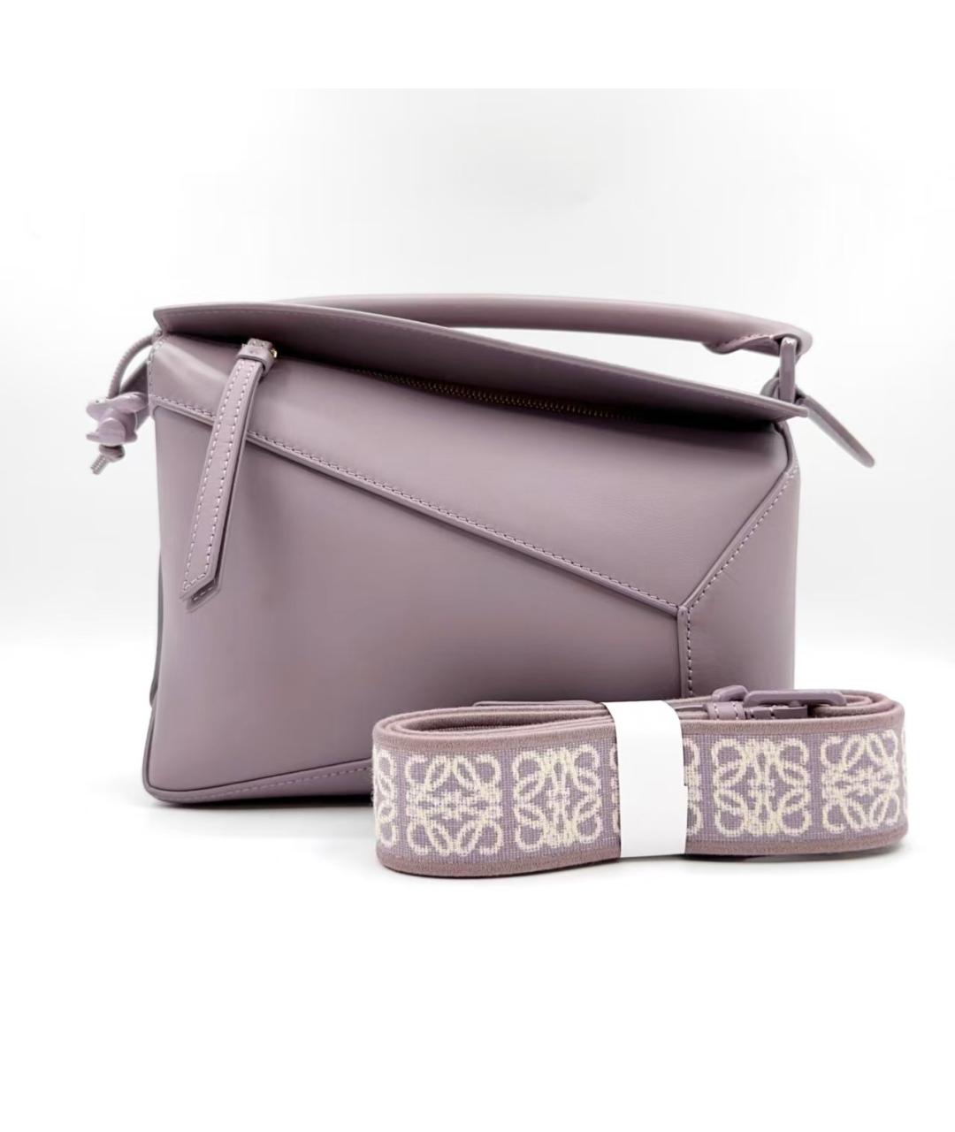 LOEWE Фиолетовая кожаная сумка через плечо, фото 2