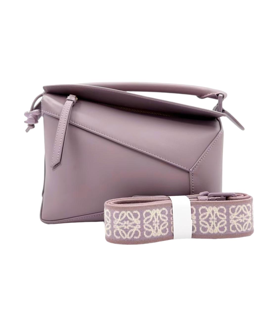 LOEWE Фиолетовая кожаная сумка через плечо, фото 1