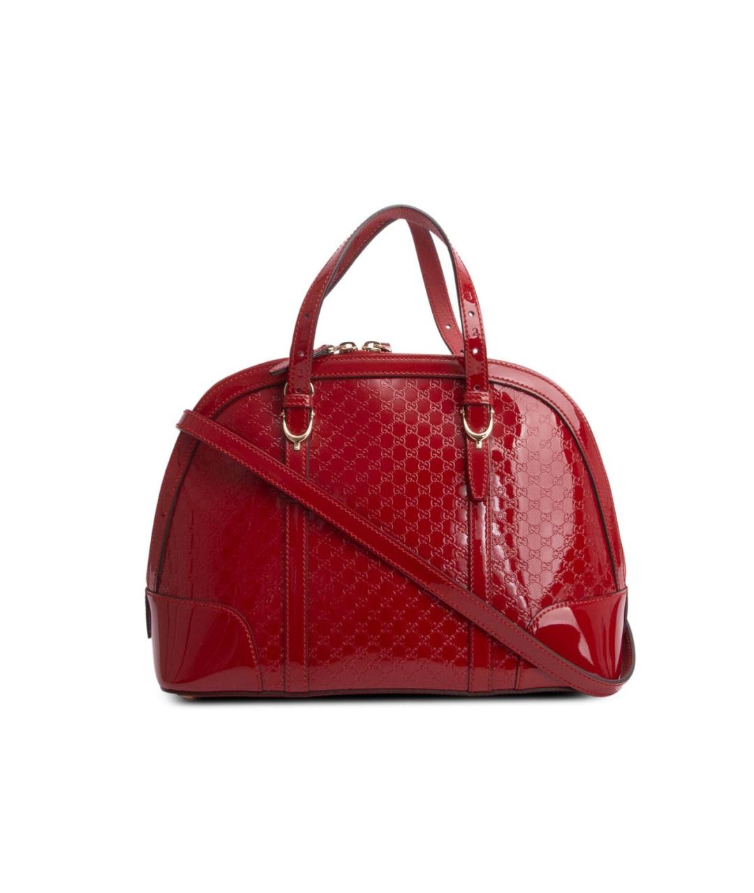 GUCCI Красная кожаная сумка через плечо, фото 8