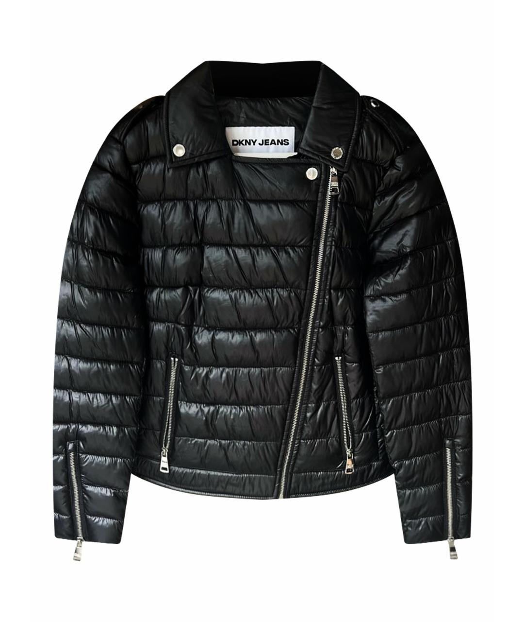 DKNY Черная полиэстеровая куртка, фото 1