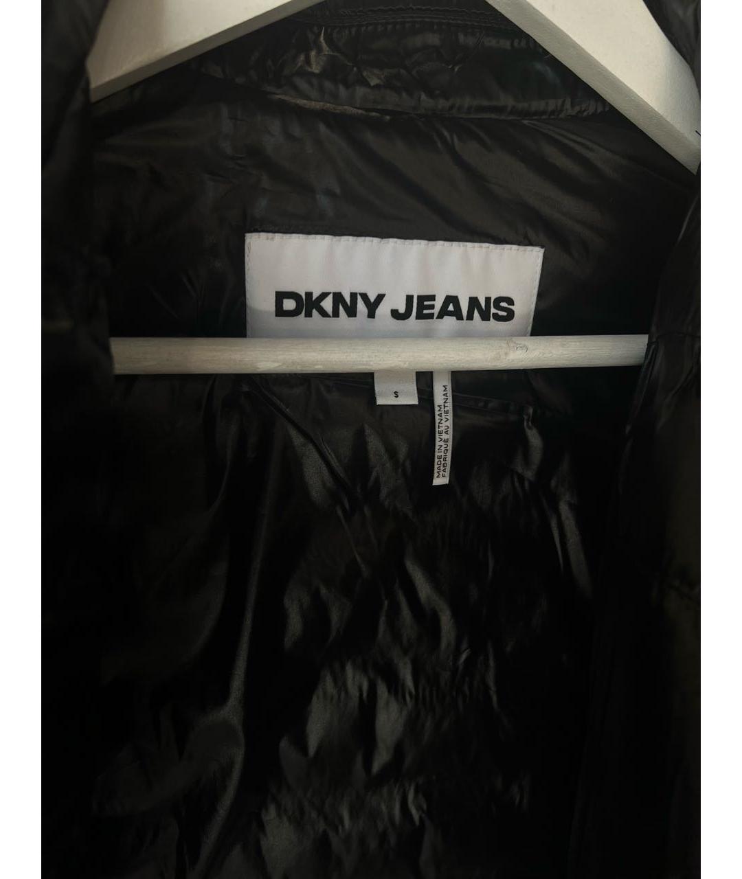 DKNY Черная полиэстеровая куртка, фото 3