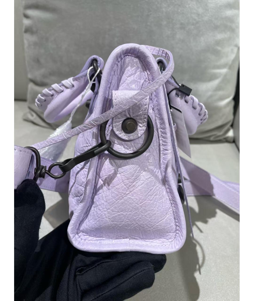 BALENCIAGA Фиолетовая сумка через плечо, фото 4