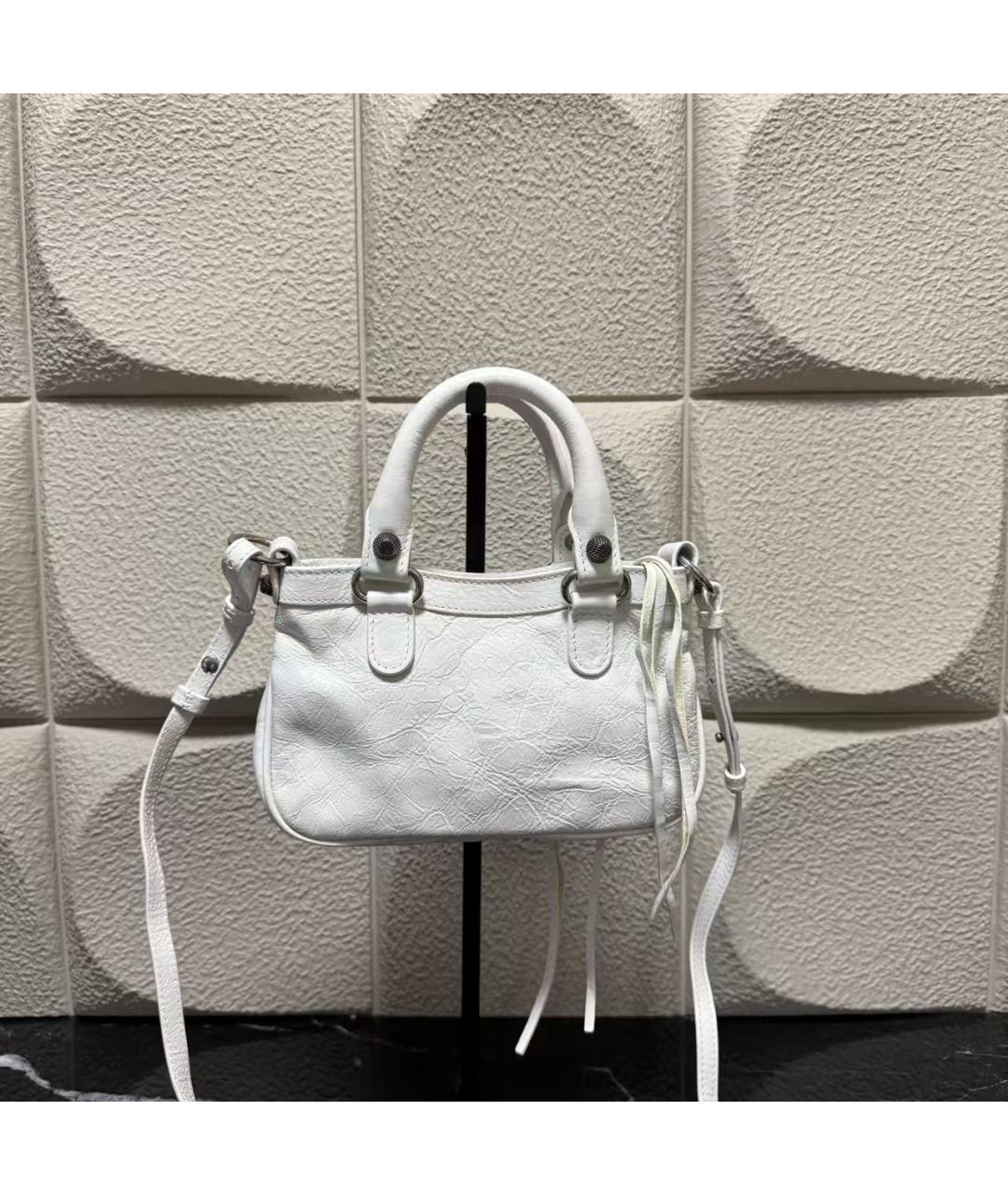 BALENCIAGA Белая сумка через плечо, фото 3