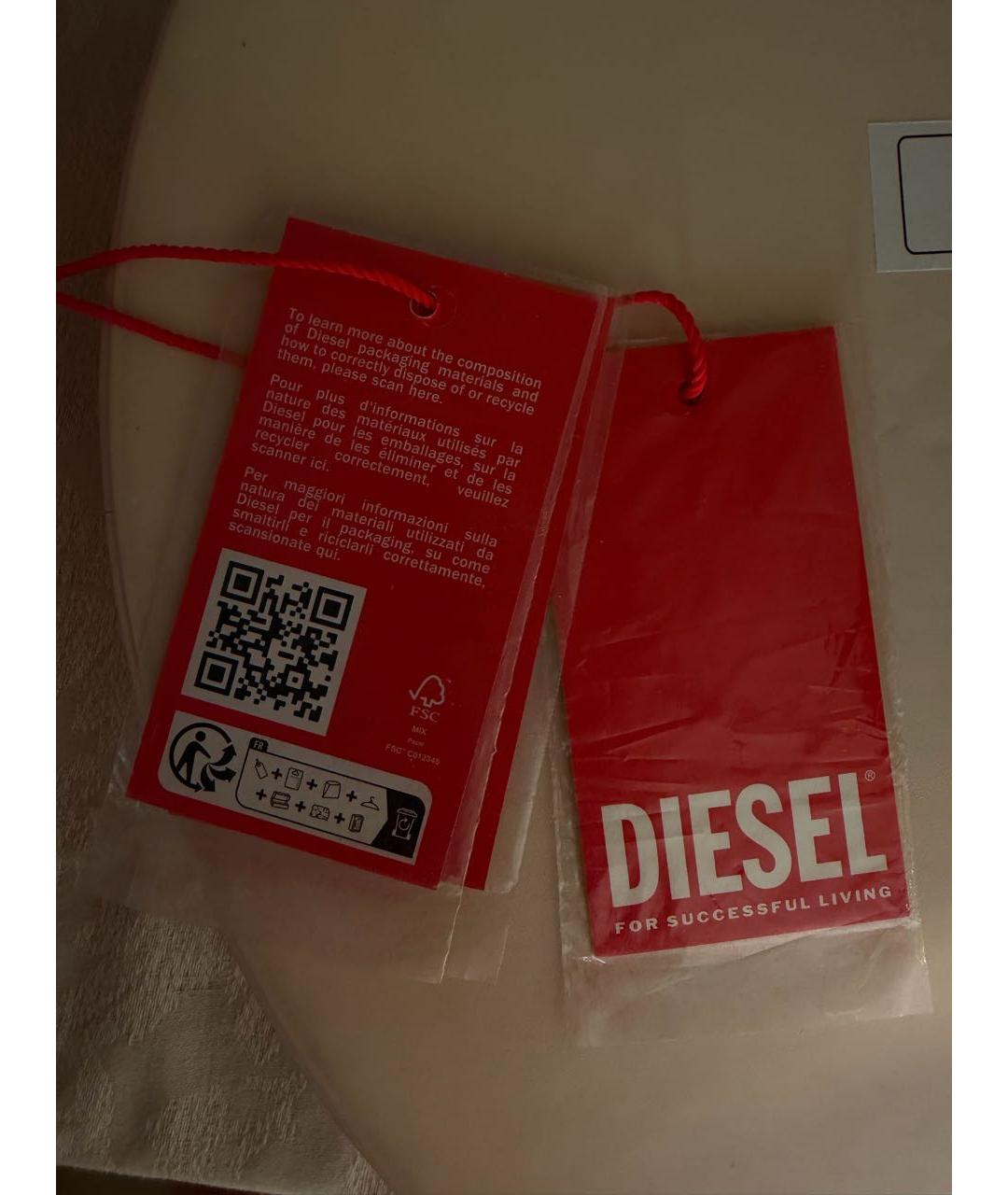 DIESEL Золотая кожаная сумка с короткими ручками, фото 7