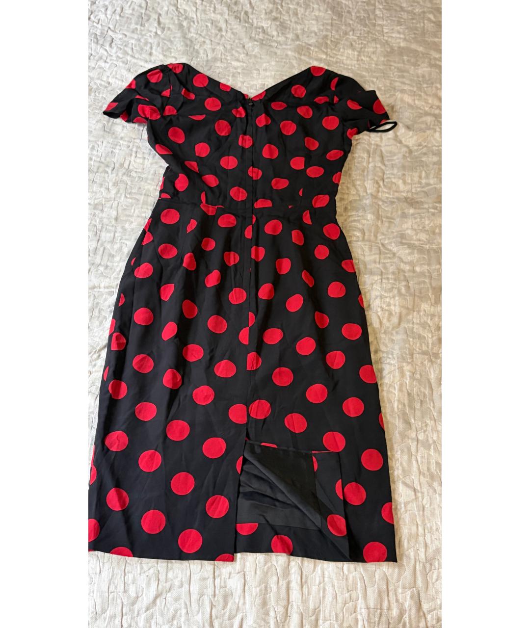 DOLCE&GABBANA Мульти шелковое коктейльное платье, фото 2