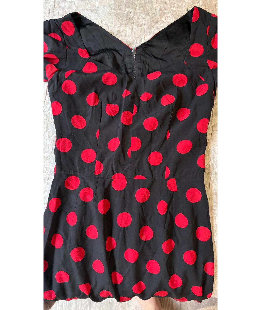 DOLCE&GABBANA Мульти шелковое коктейльное платье, фото 3