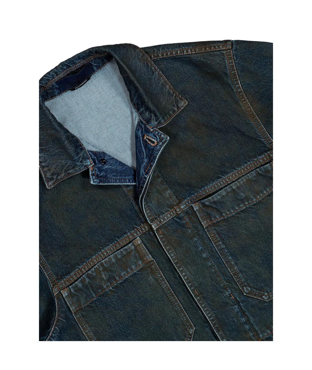 STONE ISLAND Синяя хлопковая куртка, фото 4
