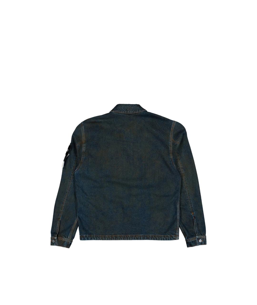 STONE ISLAND Синяя хлопковая куртка, фото 3