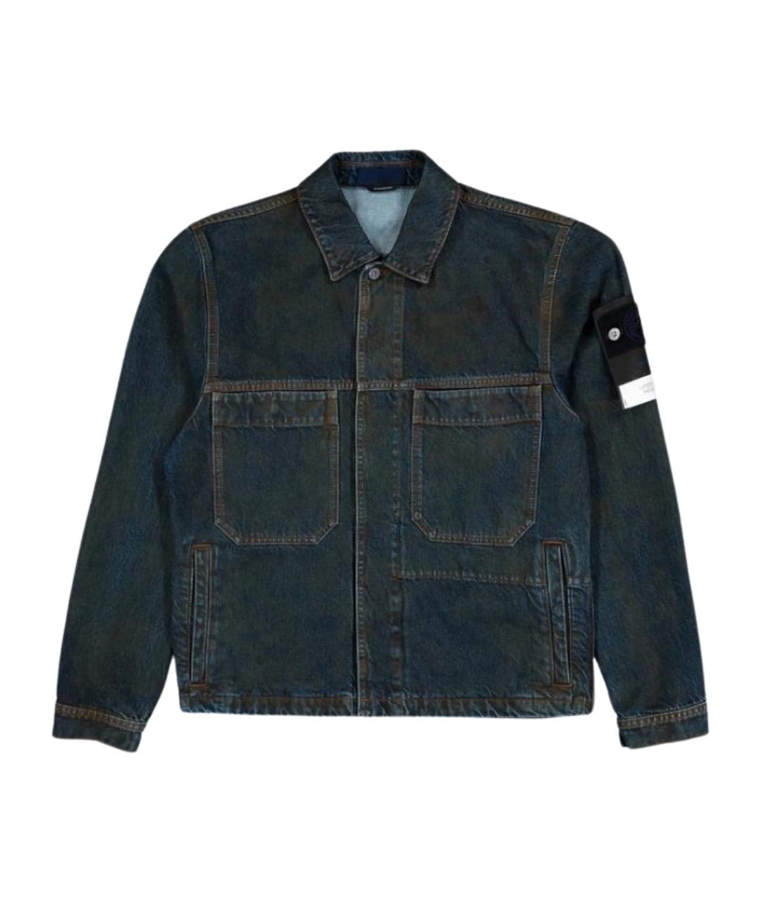 STONE ISLAND Синяя хлопковая куртка, фото 1