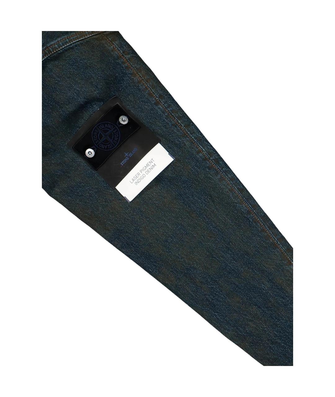 STONE ISLAND Синяя хлопковая куртка, фото 2