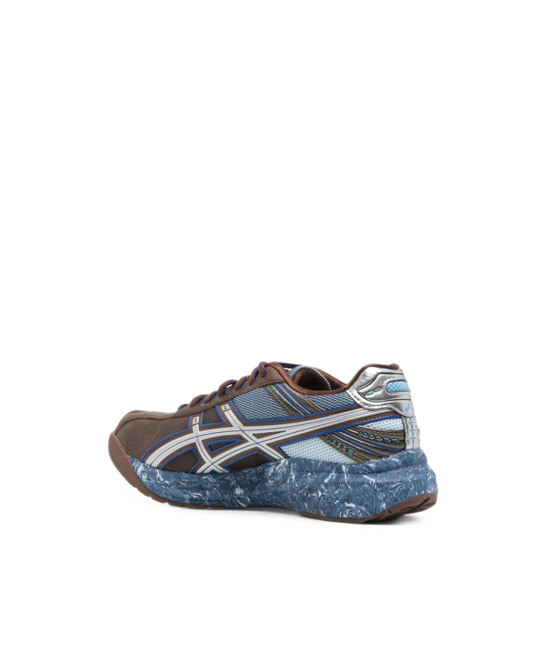ASICS Коричневые кожаные низкие кроссовки / кеды, фото 4