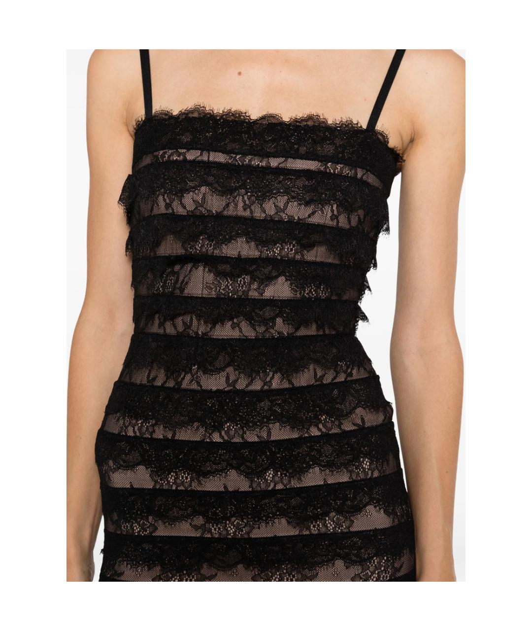 HERVE LEGER Черное полиэстеровое коктейльное платье, фото 2