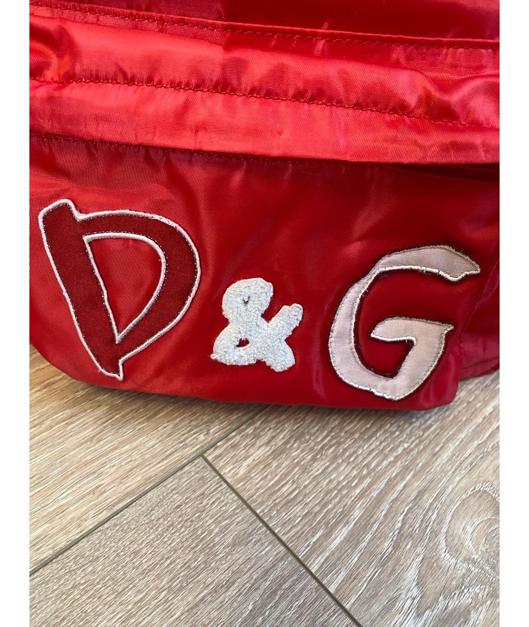 DOLCE&GABBANA Красный рюкзак, фото 3