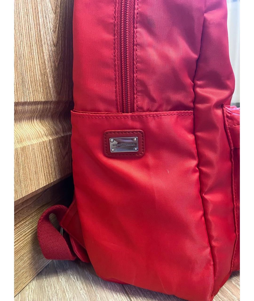 DOLCE&GABBANA Красный рюкзак, фото 4