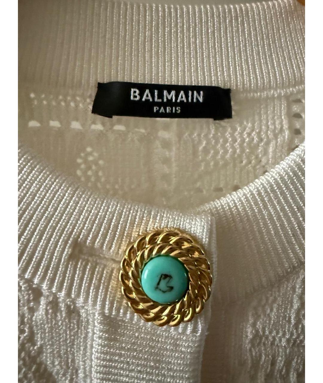 BALMAIN Белый кардиган, фото 2