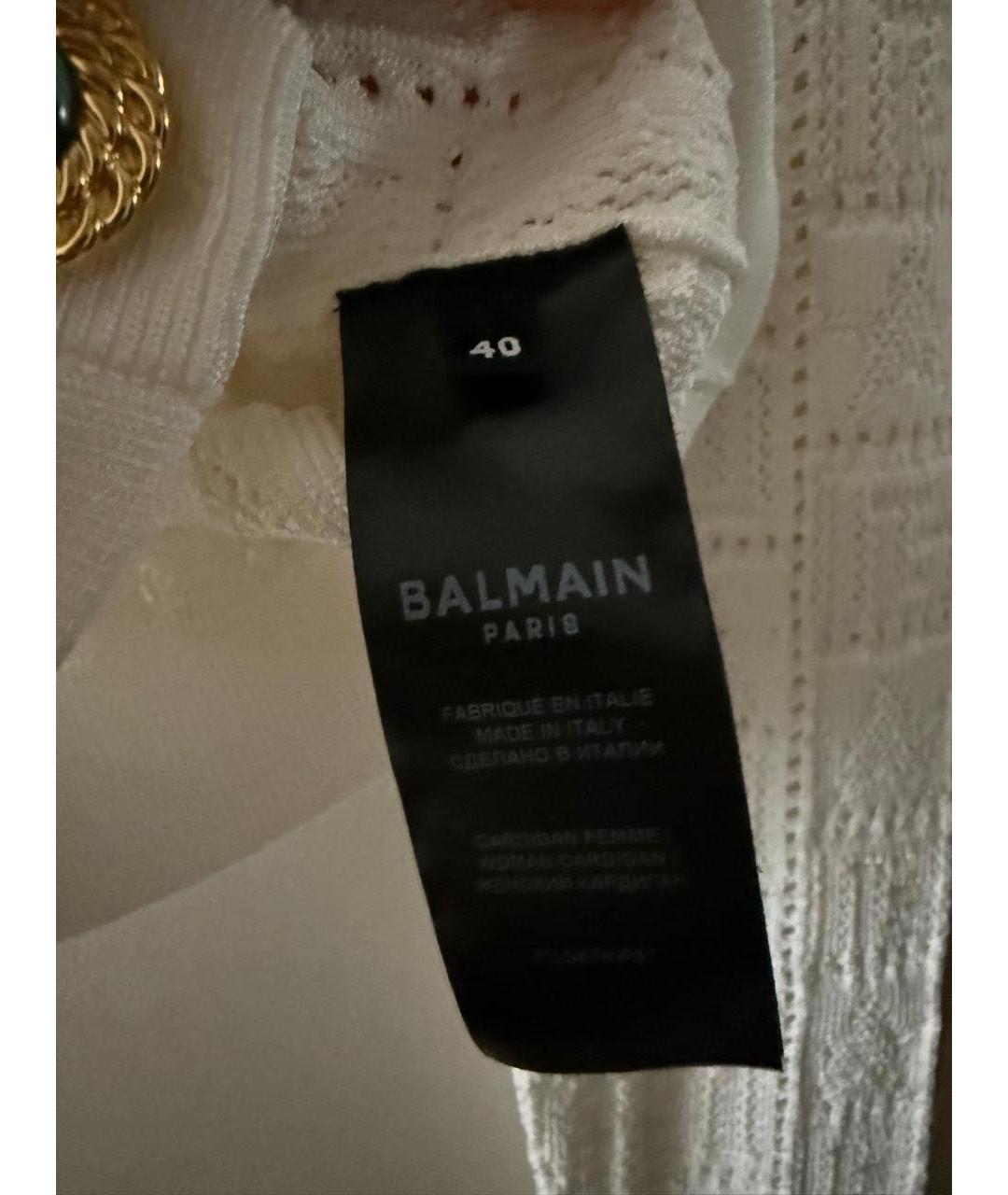 BALMAIN Белый кардиган, фото 4