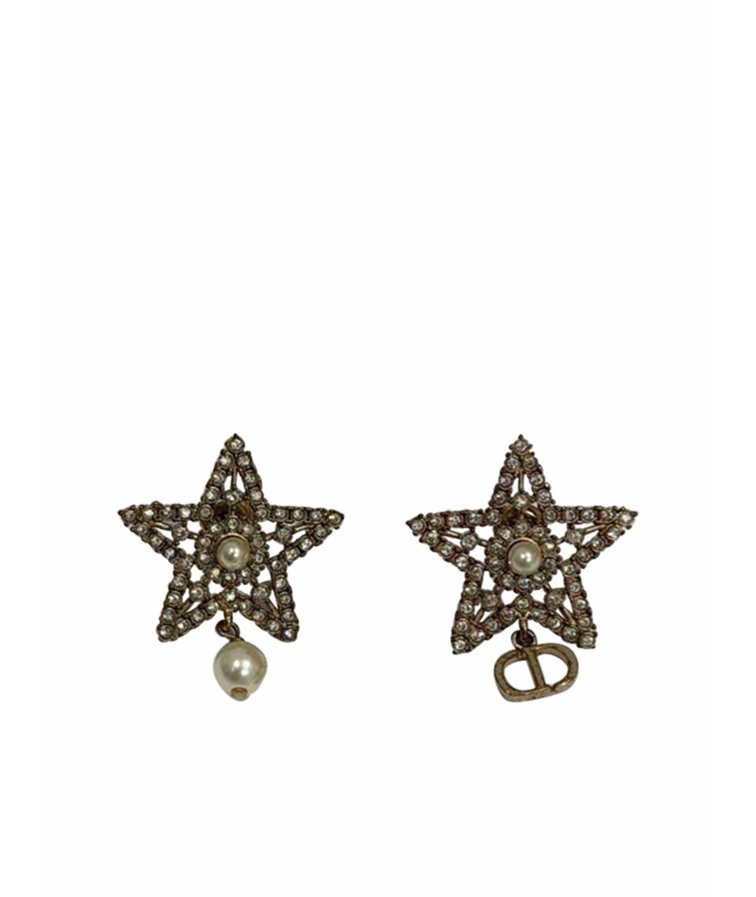 CHRISTIAN DIOR Золотые серьги, фото 1