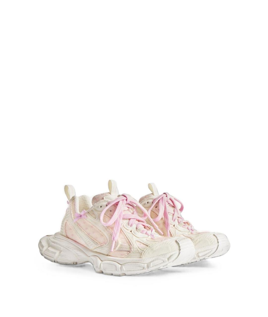 BALENCIAGA Белые синтетические кроссовки, фото 3
