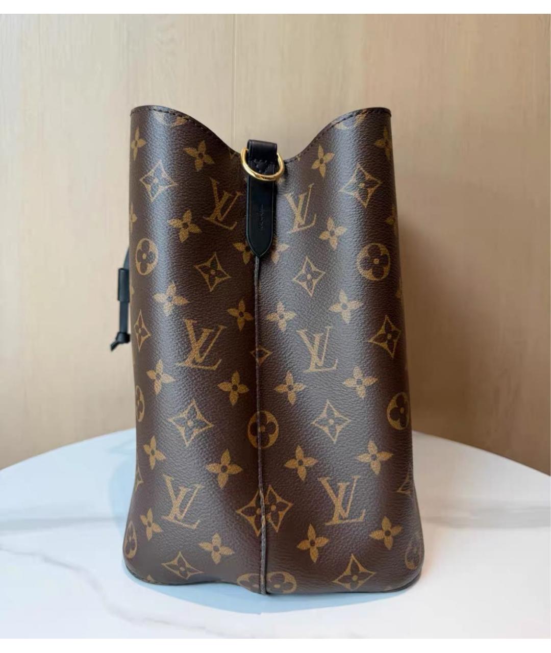 LOUIS VUITTON Коричневая сумка через плечо из канвы, фото 4