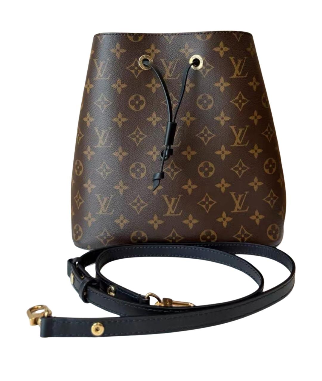 LOUIS VUITTON Коричневая сумка через плечо из канвы, фото 1