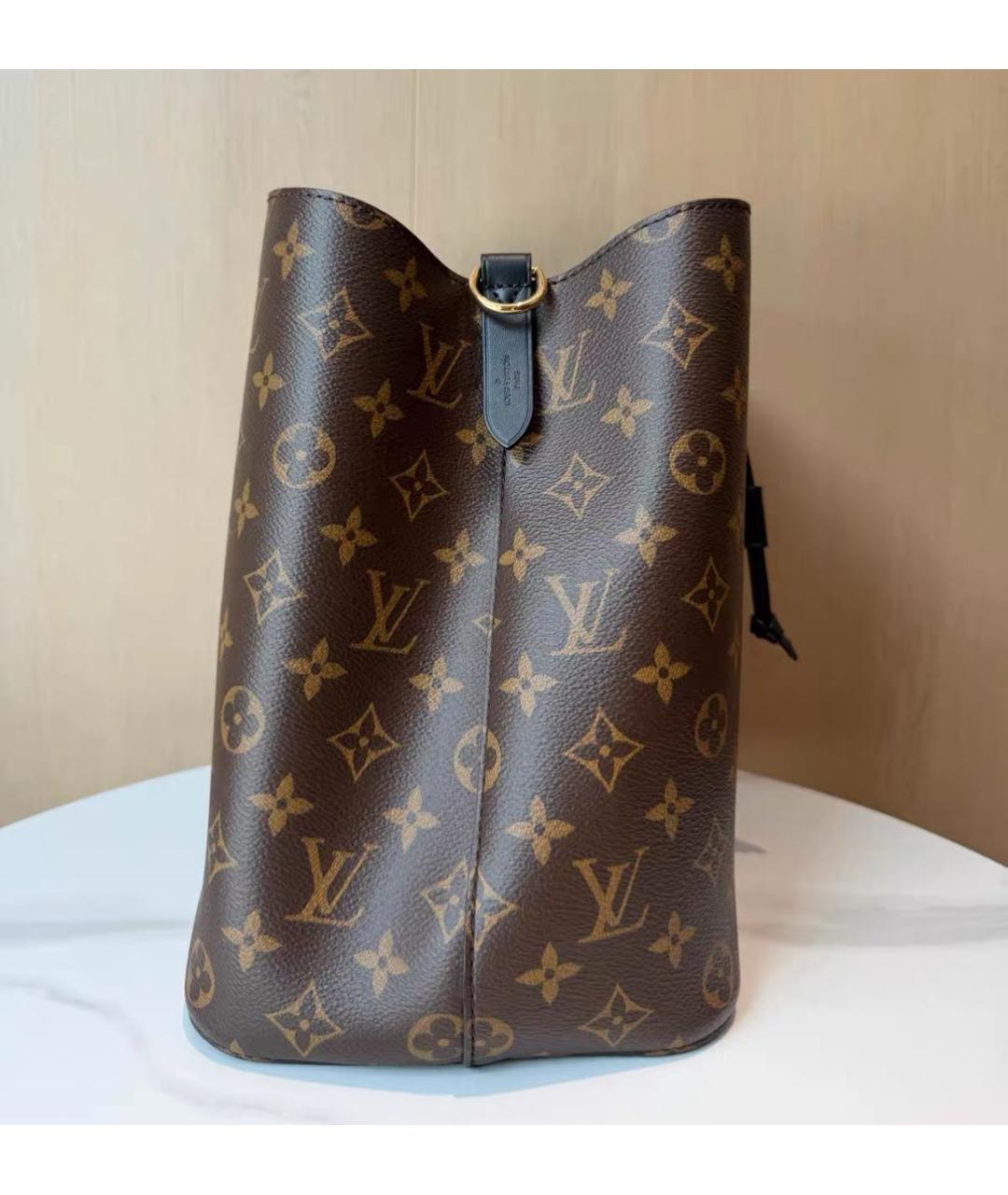 LOUIS VUITTON Коричневая сумка через плечо из канвы, фото 3