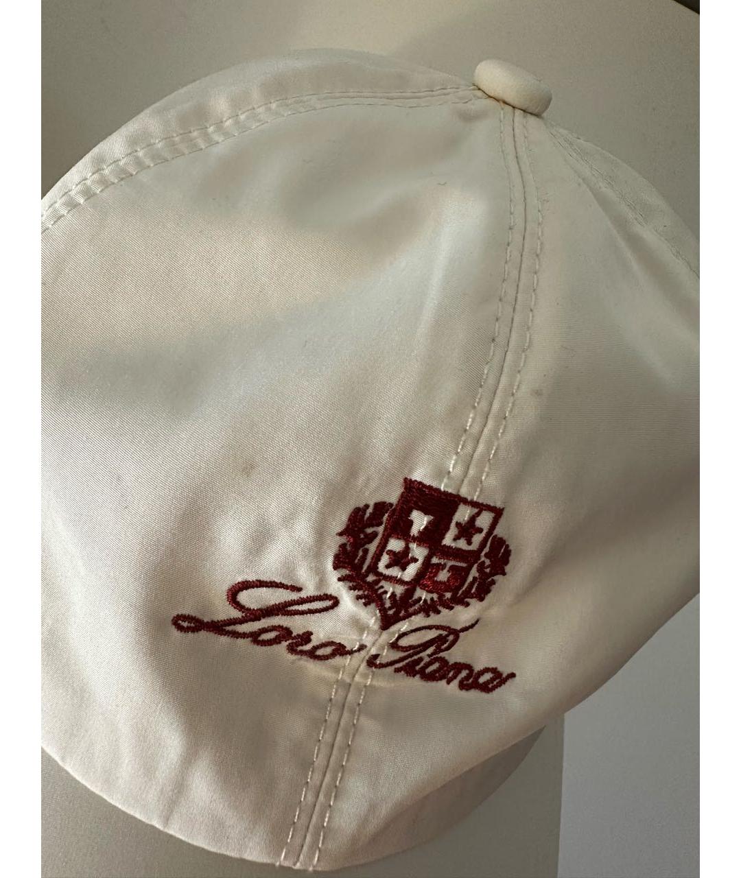 LORO PIANA Бежевая хлопковая кепка/бейсболка, фото 5
