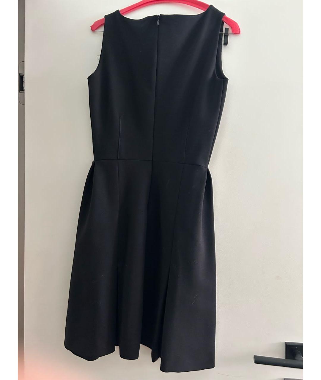 SAINT LAURENT Черное шерстяное вечернее платье, фото 2