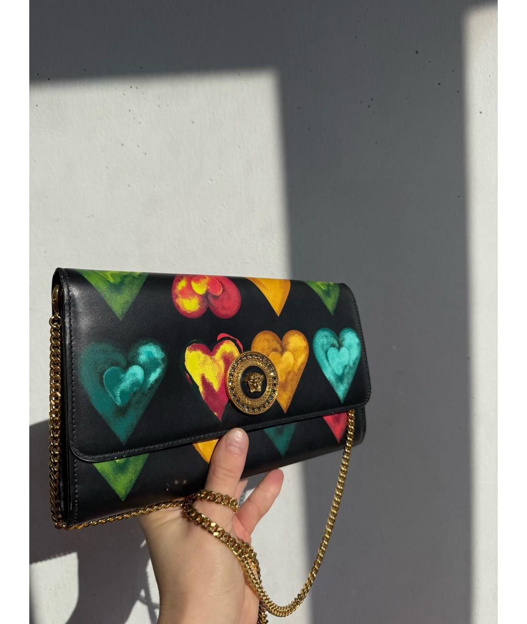 VERSACE Мульти кошелек из кожи аллигатора, фото 3