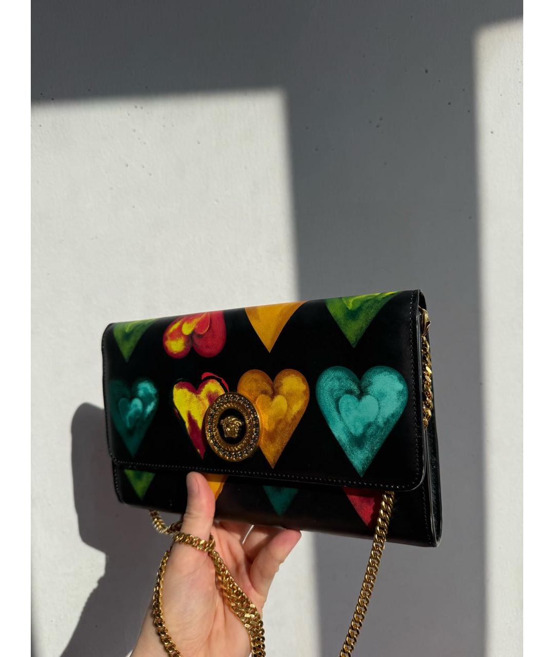VERSACE Мульти кошелек из кожи аллигатора, фото 4