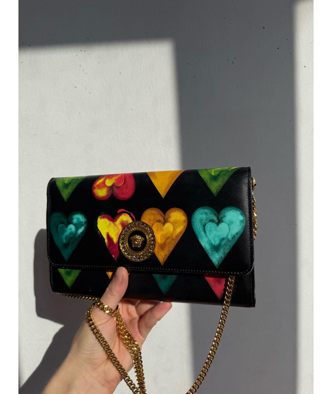 VERSACE Мульти кошелек из кожи аллигатора, фото 2