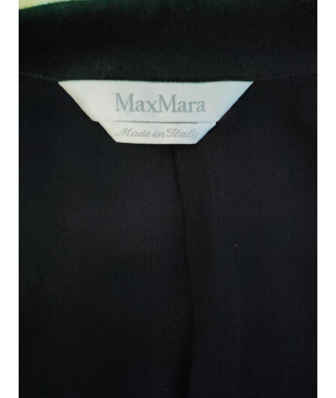 MAX MARA Антрацитовое шерстяное платье, фото 4