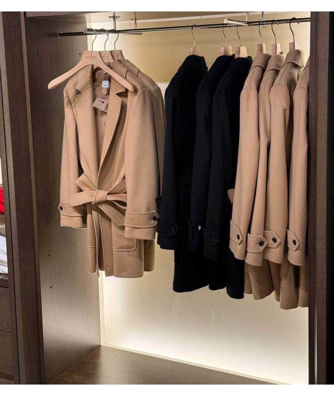 BURBERRY Бежевое кашемировое пальто, фото 3