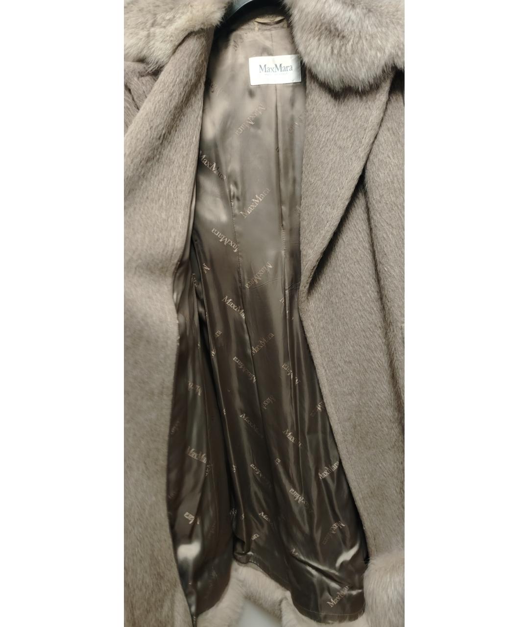 MAX MARA Бежевое пальто, фото 4