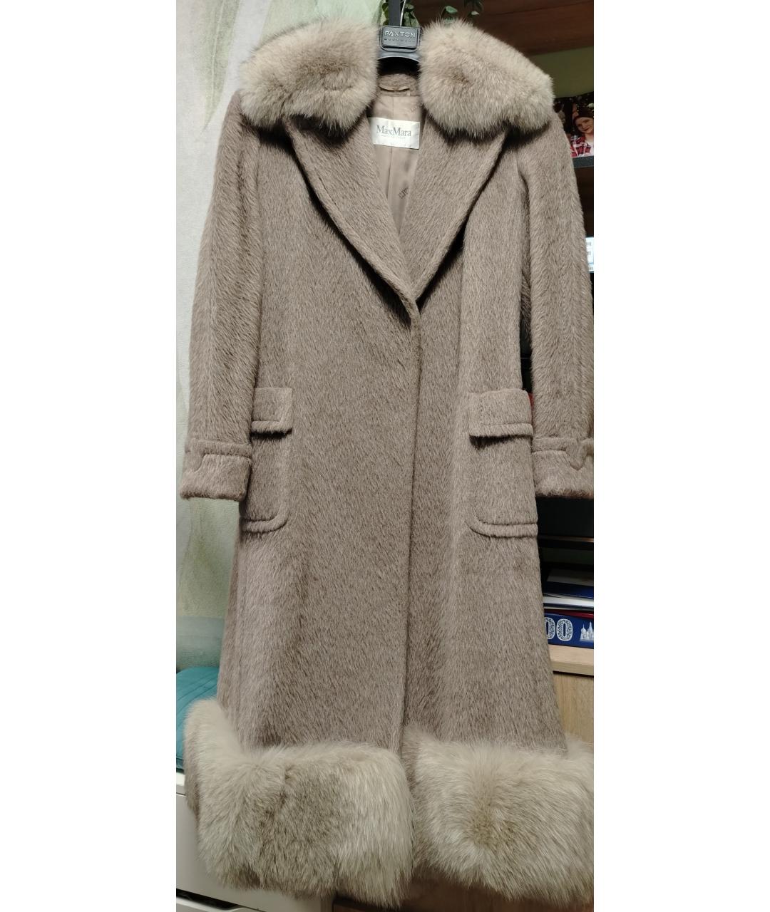 MAX MARA Бежевое пальто, фото 5