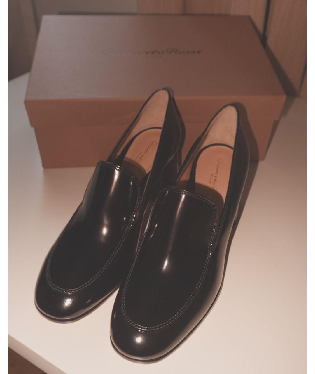 GIANVITO ROSSI Черные туфли из лакированной кожи, фото 3
