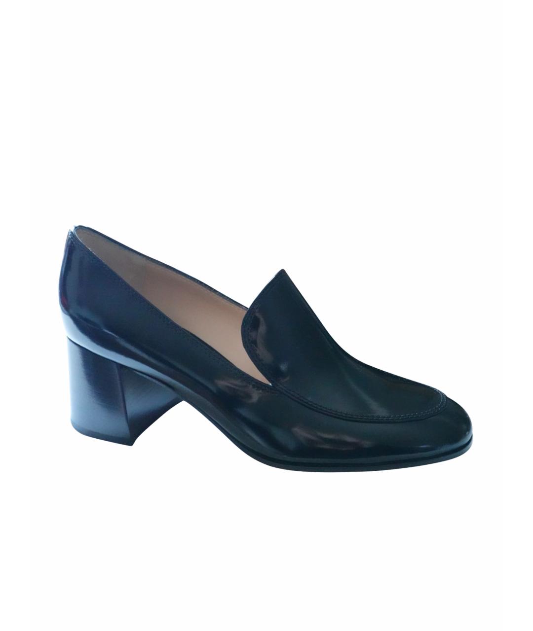 GIANVITO ROSSI Черные туфли из лакированной кожи, фото 1