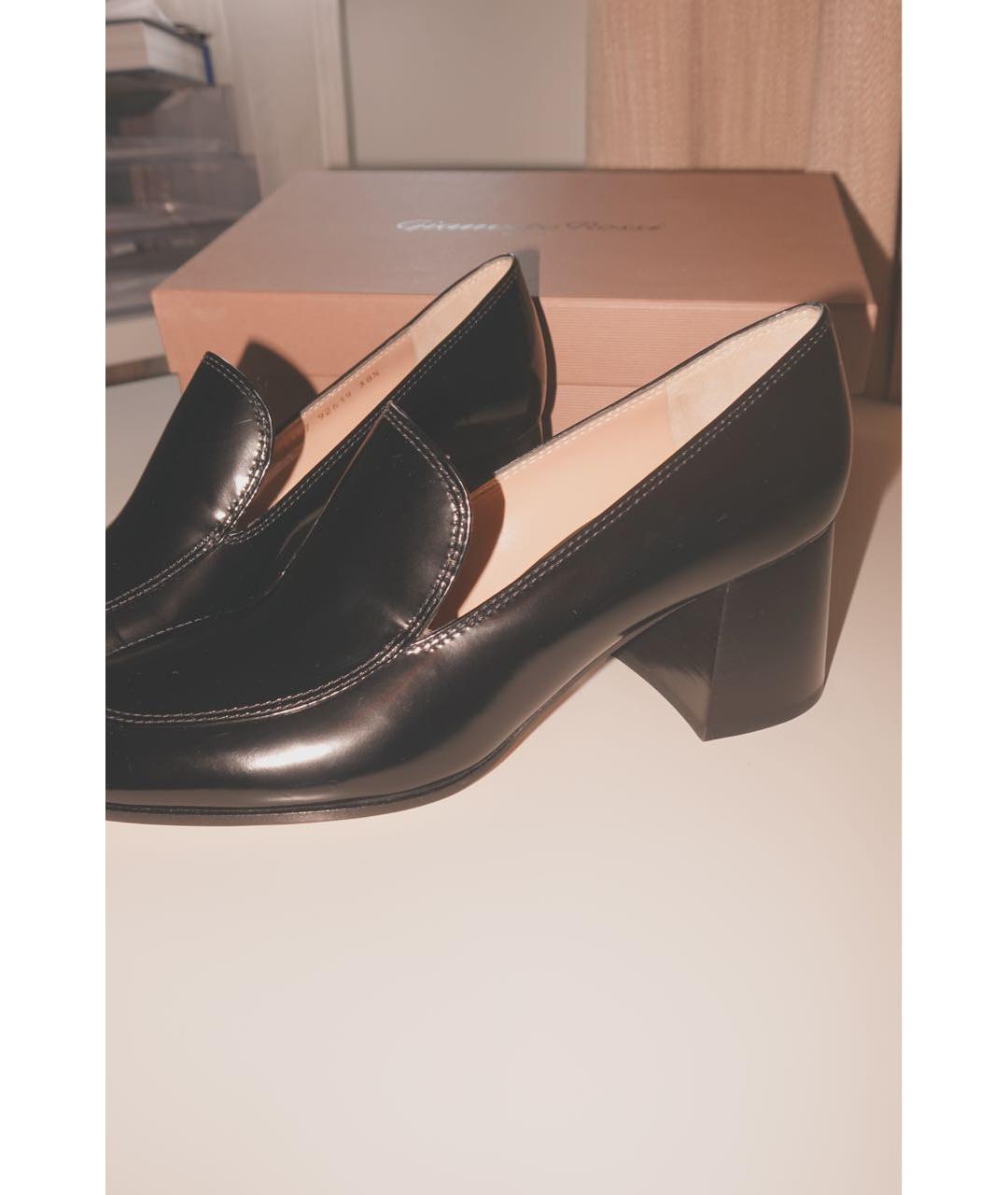 GIANVITO ROSSI Черные туфли из лакированной кожи, фото 4