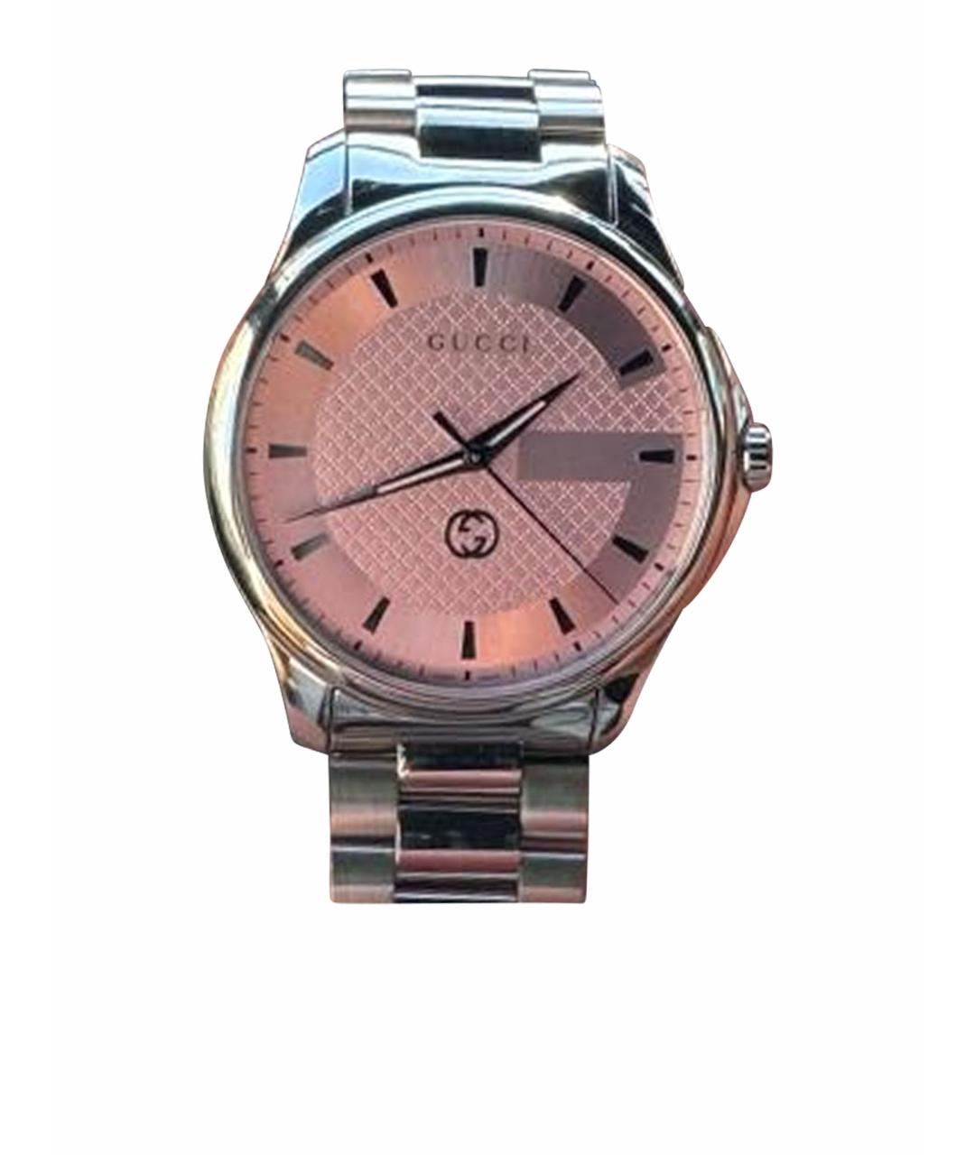 GUCCI Серебряные часы, фото 1