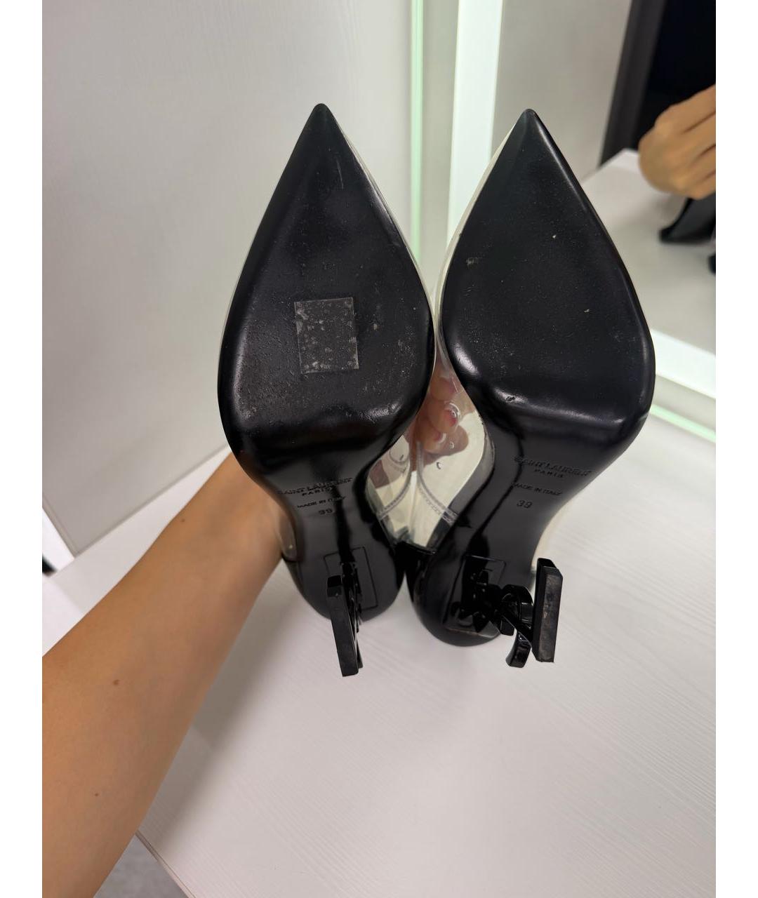 SAINT LAURENT Прозрачные туфли, фото 3