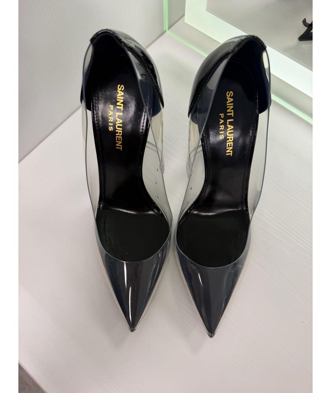 SAINT LAURENT Прозрачные туфли, фото 2