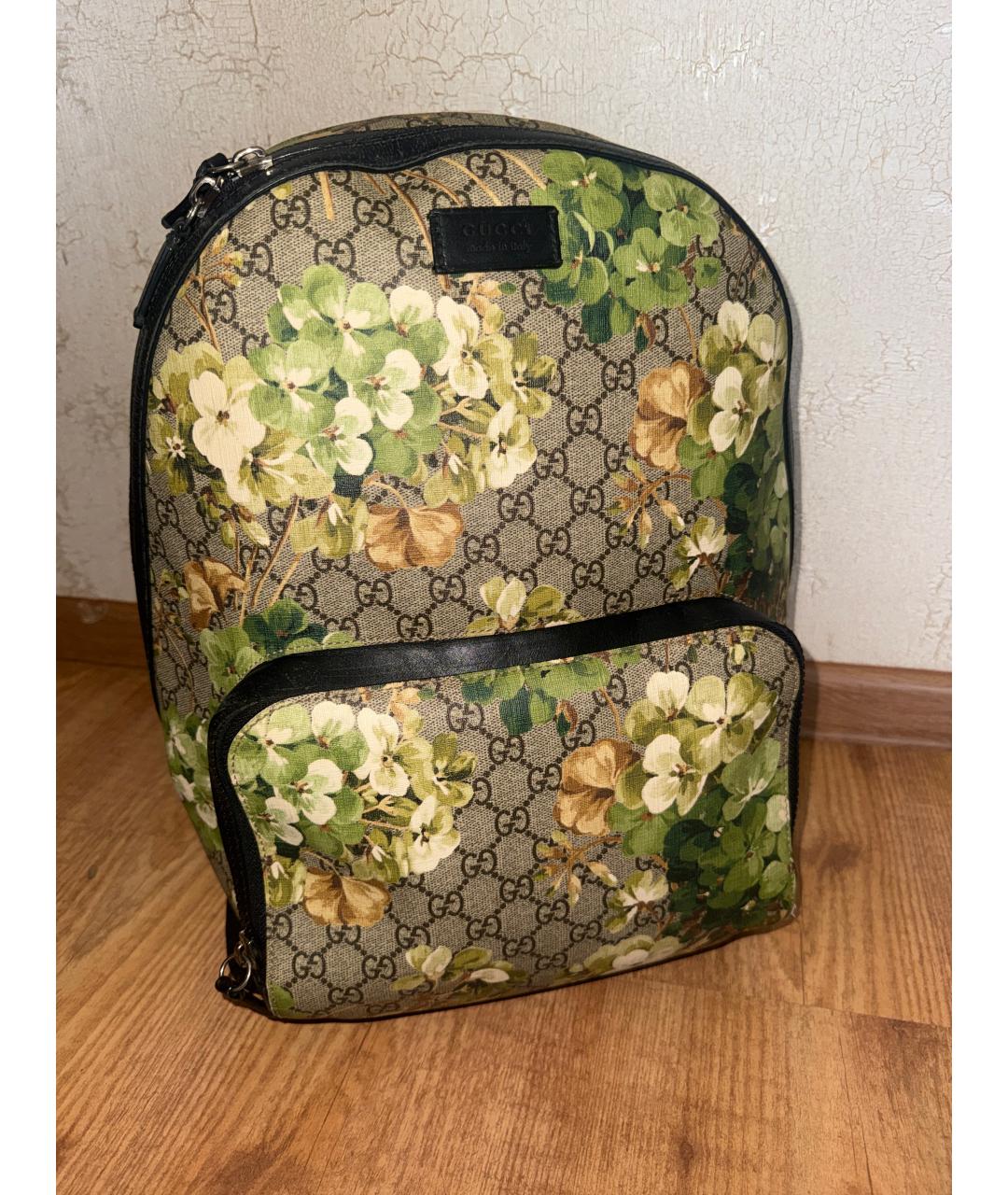 GUCCI Мульти рюкзак из канвы, фото 9
