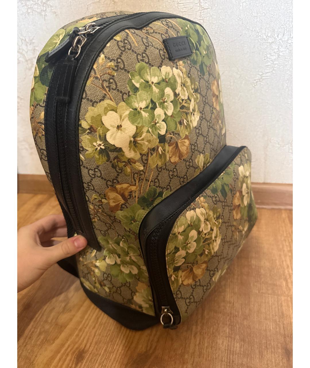 GUCCI Мульти рюкзак из канвы, фото 2