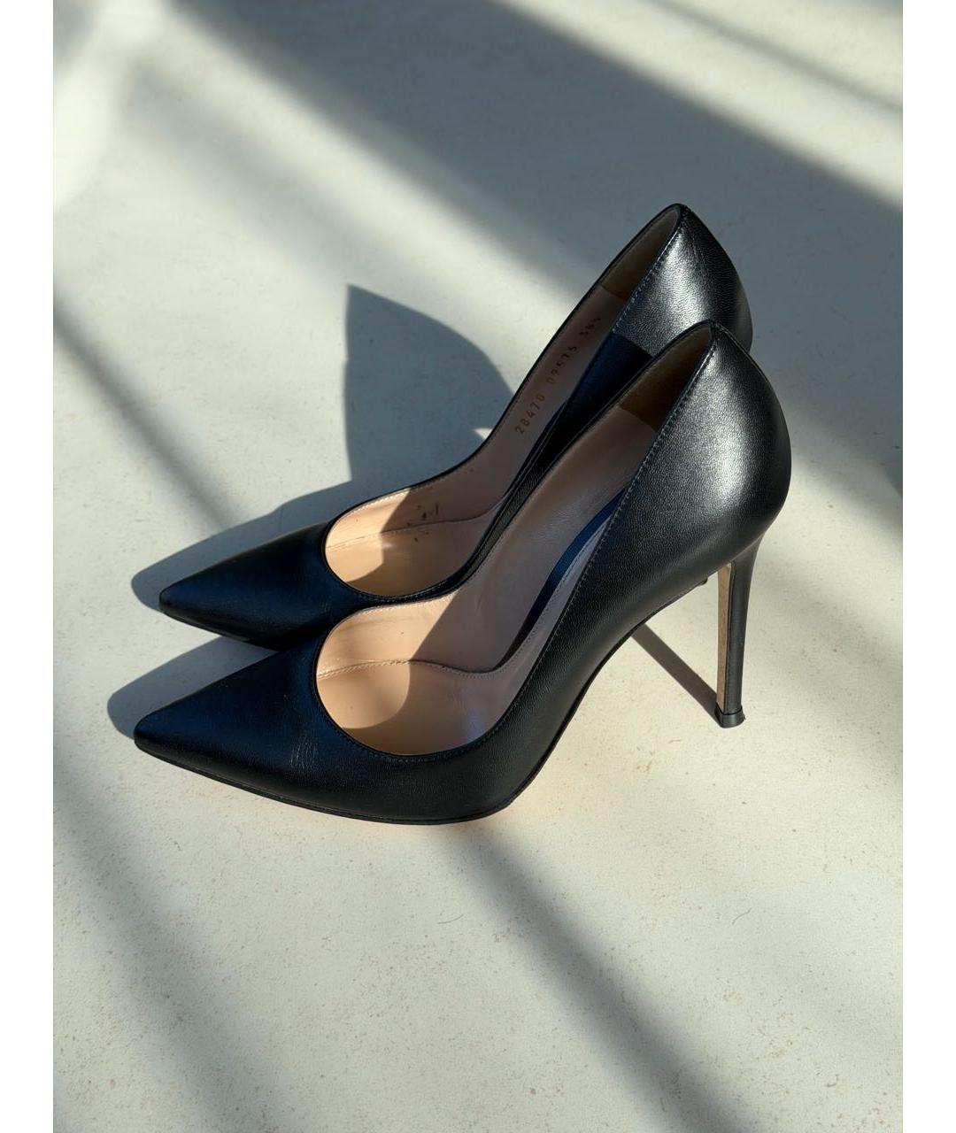 GIANVITO ROSSI Черные кожаные туфли, фото 8