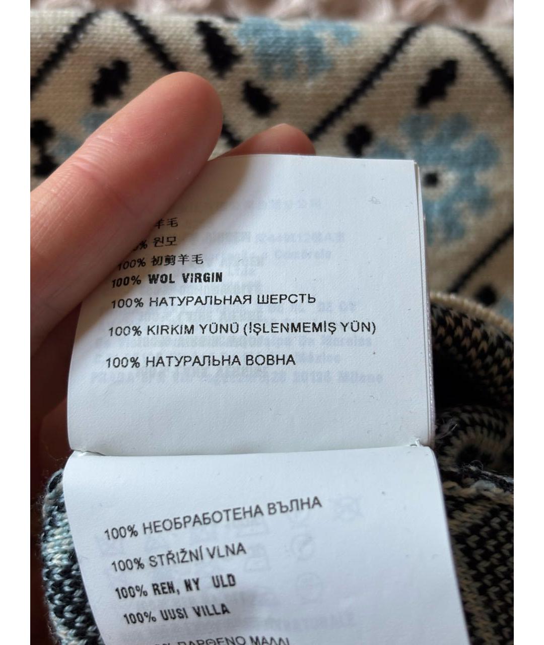 MIU MIU Белый шерстяной джемпер / свитер, фото 5