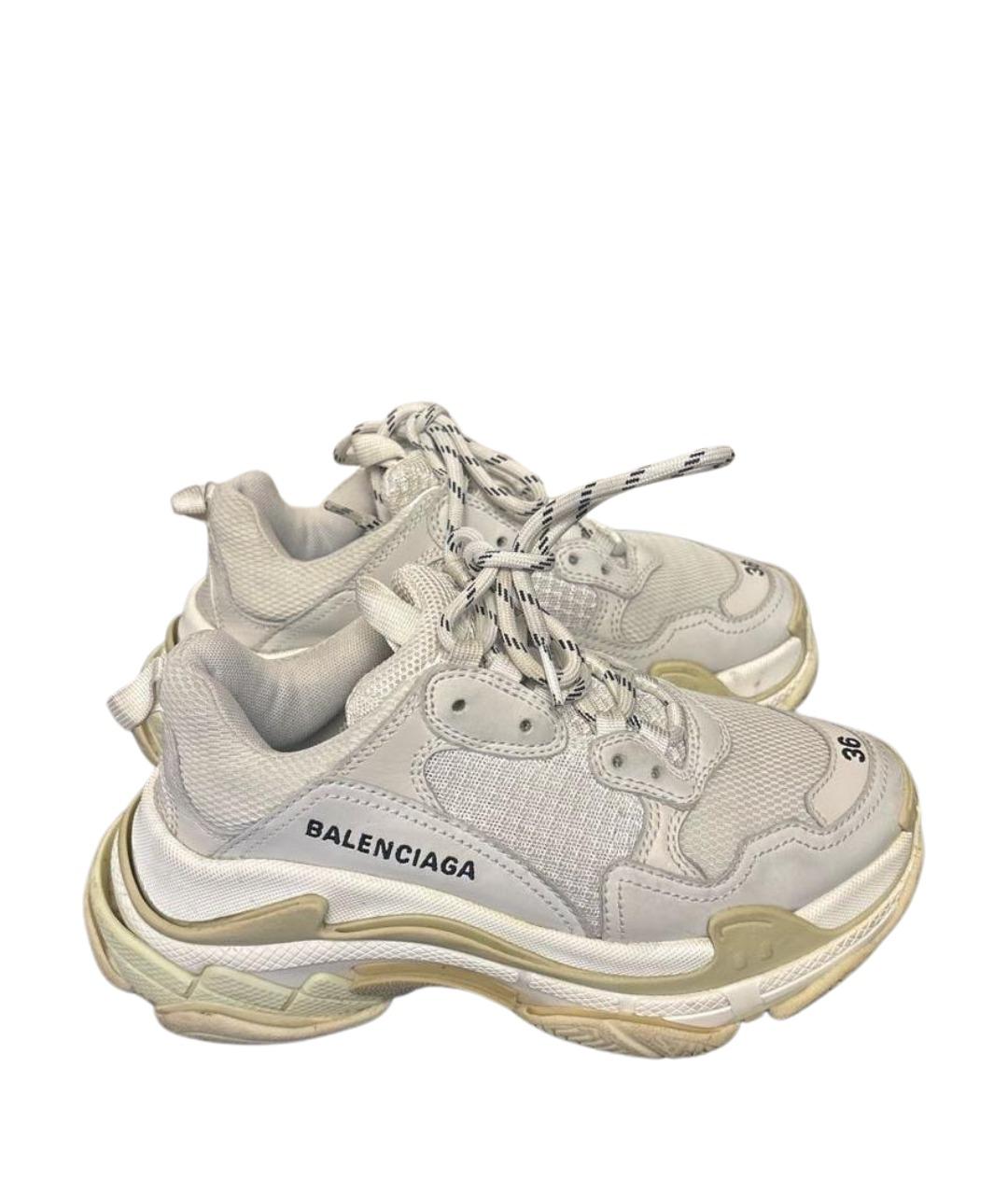 BALENCIAGA Белые кроссовки, фото 1