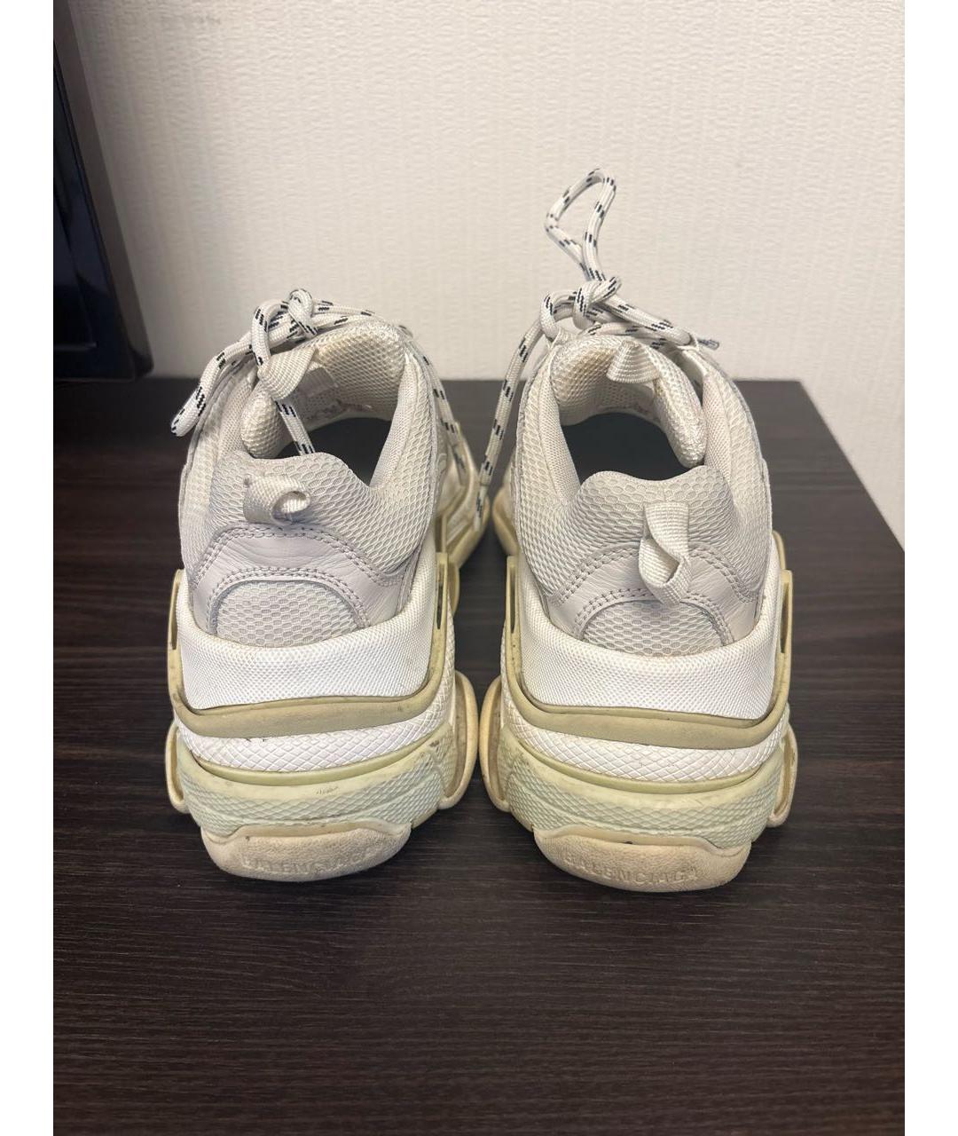BALENCIAGA Белые кроссовки, фото 4