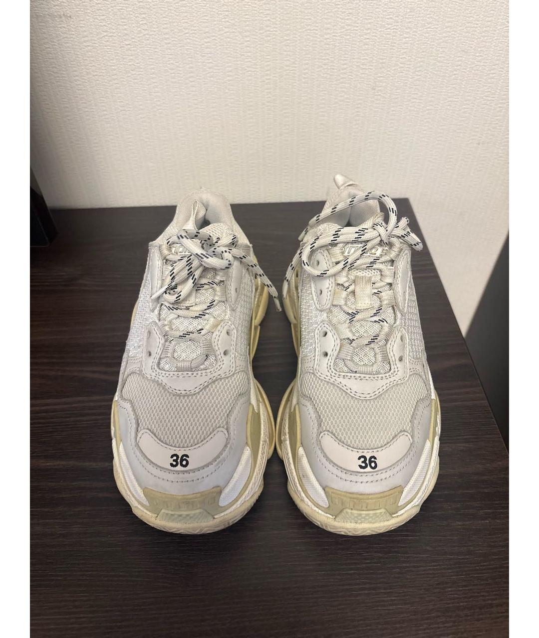 BALENCIAGA Белые кроссовки, фото 2