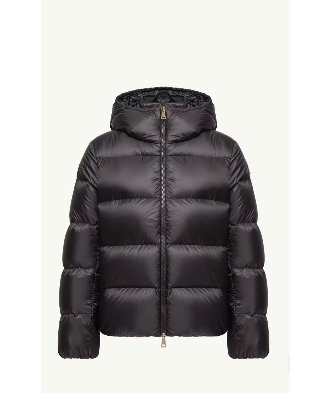 MONCLER Черный пуховик, фото 6