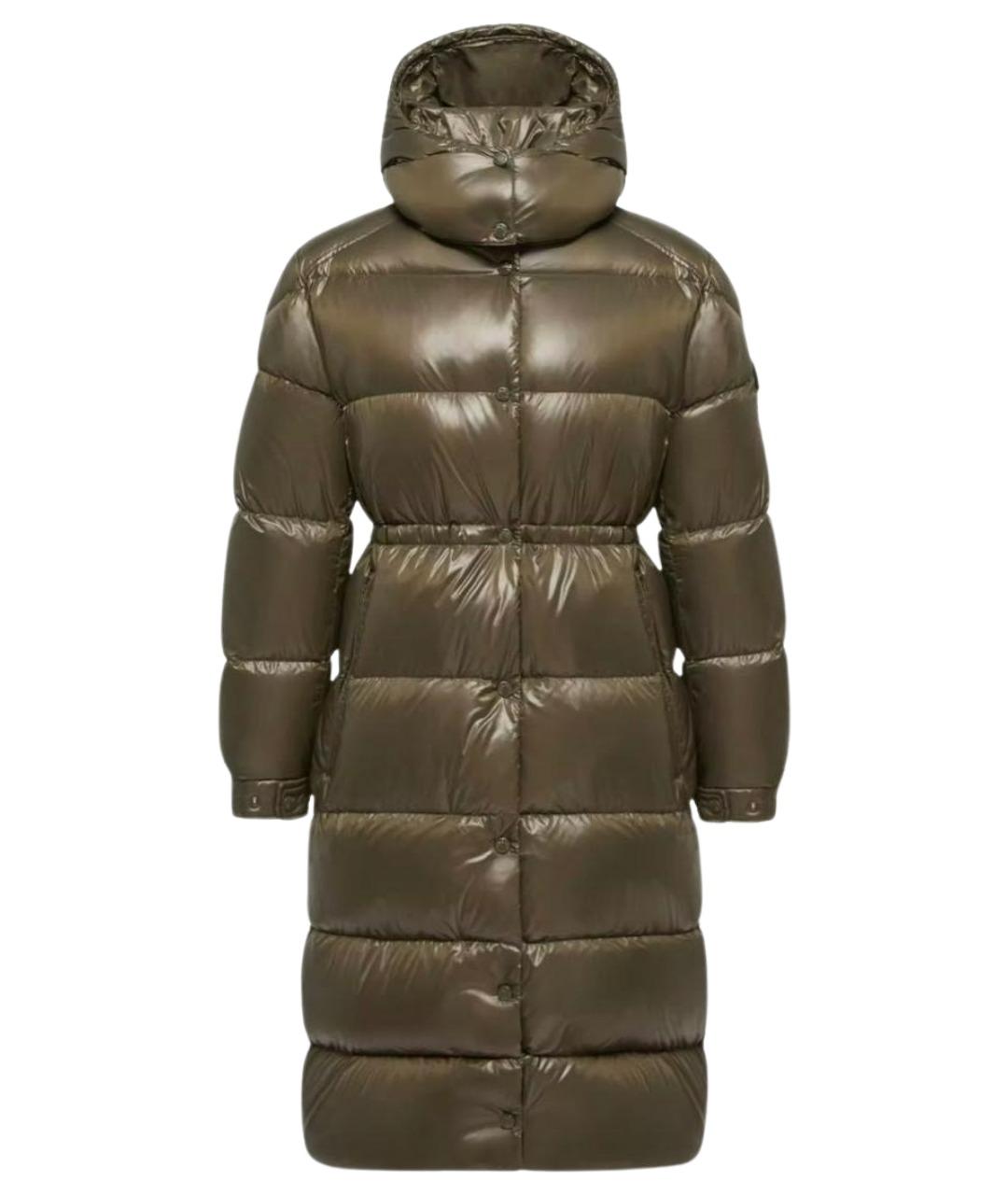 MONCLER Хаки пуховик, фото 1