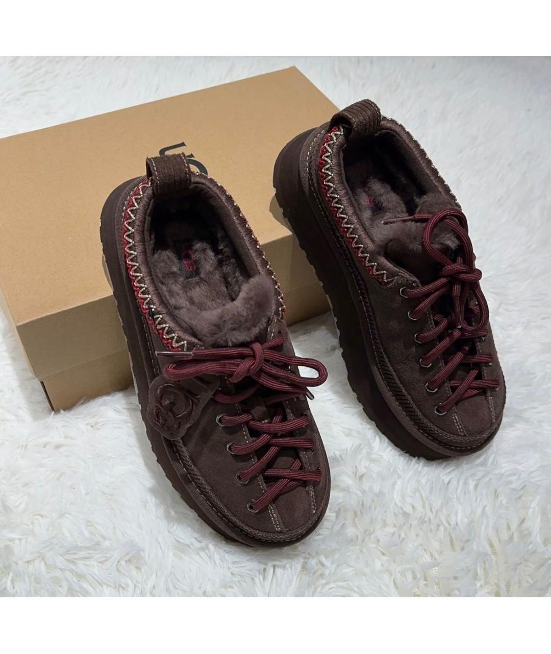 UGG Коричневые ботинки, фото 3
